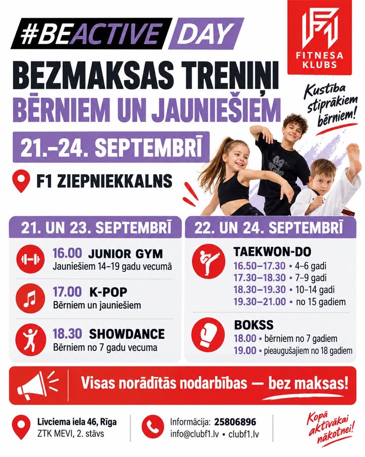 Fitnesa klubs F1 Ziepniekkalns - Mevigym